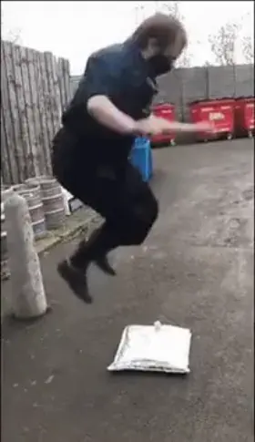 I can feel the pain through the video