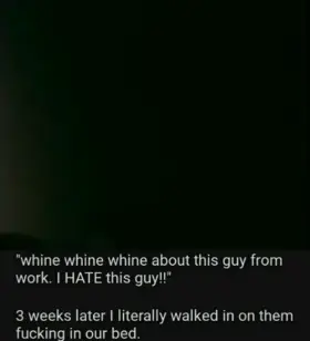 I shoulda known this would happen once he became the only thing she could talk about