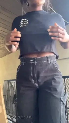 my neighbor saw me recording this… i think i just unlocked a new kink