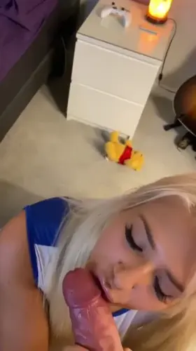 I was born for giving blowjobs