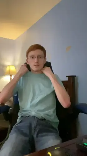 Letting it flop out and breathe