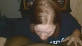 She always wants to practice her blowjob skills when a black man is in the house