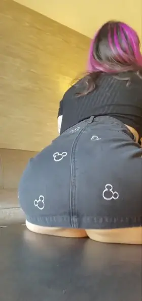 Oops looks like my skirt is a little short