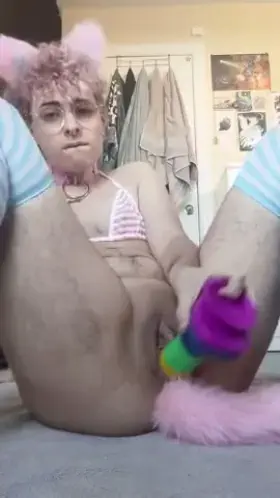 little sissy catboy just wants your cock!