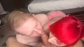 So big it needed BOTH of us to take care of it 😈