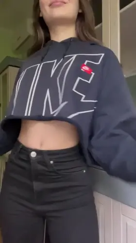 I never wear a bra cause I love flashing my perky tits