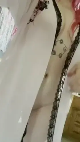 You see me in our bathroom wearing this... what happens next?