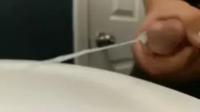 Up close and slow motion of my cum cannon at work