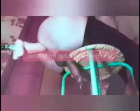 If a real man catches you pulling on your little boidick, you get a year of chastity. It’s time for you to learn how to masturbate properly, boi.