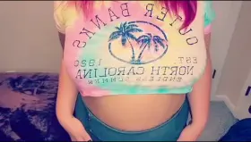 [OC] After a day at the beach ⛱ titty drop! 🥰😘