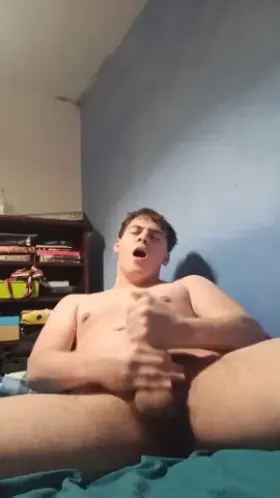 Exploding cum everywhere in slow-mo