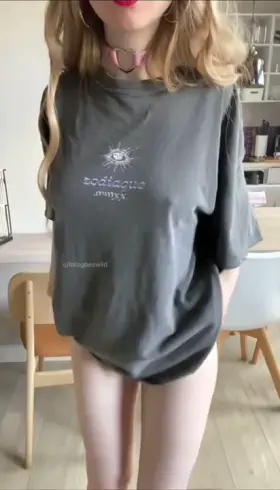 At home is a no underwear zone 😛