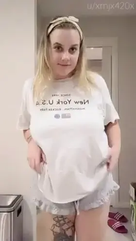 I hide myself under big clothes all the time, I'm very shy and still getting used to my curves so yeah hey like my boobies?