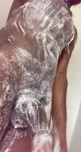 Big black bull uncut washing come surrender to this freshly clean bull tribute this alpha