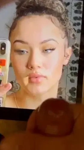 Exploded on her face