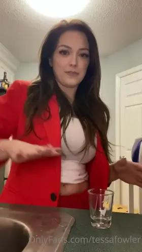 Drank and showed boobs