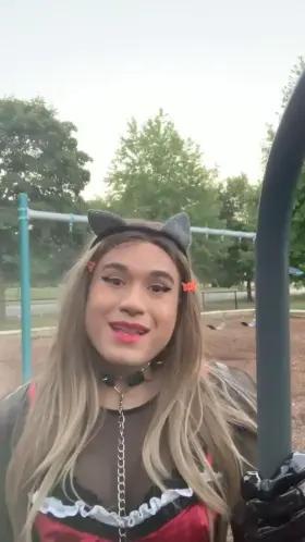 My submission to join u/daddydave ‘s online sissy harem. Please like this so he can see it :) *also the car that comes back around in the background is the dude who’s dick I suck in my other post lol*