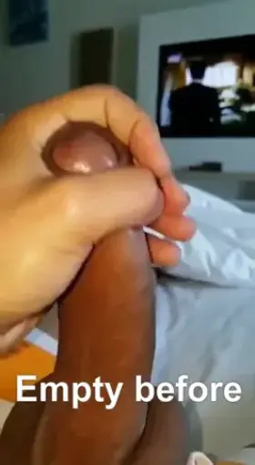 Had to empty balls before bed