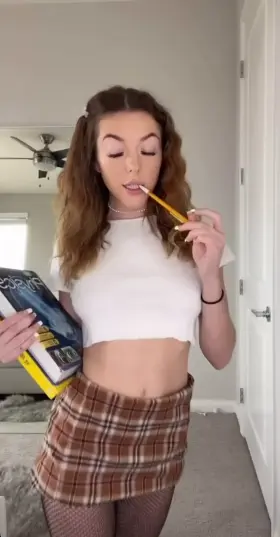 I’m a senior in highschool and youre my teacher. 🥵 My 18th birthday was yesterday and I show up at your house like this…what do you do? 🤪