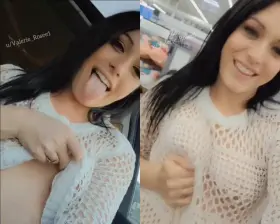 Got a lot of looks while shopping 😜