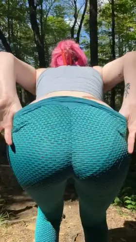 Peelin off my panties n yoga pants before anyone saw