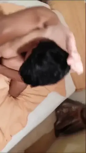Asian cuck records his hotwife get railed by indian bull