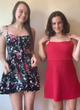 Say good morning if you'd fuck us both 😍