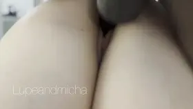 Wife takes Bareback BBC while hubby records