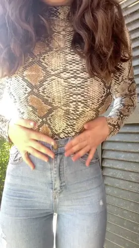 If you’re having a bad day just look at my boobies and smile along 😊