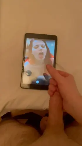 After doing cocktribute requests here all night i finally gave this girl my load