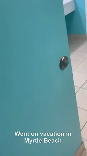 Hotwife fucks tinder date on vacation while cuck peaks around the corner