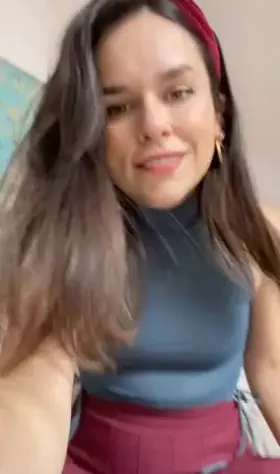 What lies beneath her skirt is juicy and sweet