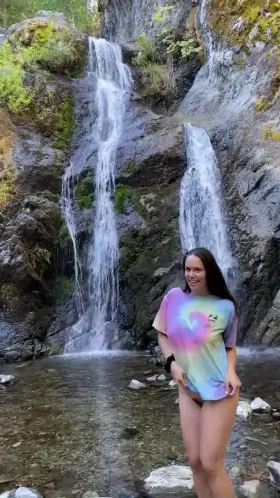Waterfalls make me wet