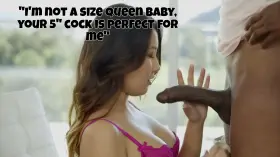 She always wanted a bigger man