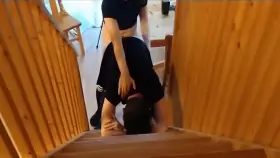 Almost got caught fucking in the cabin, we thought everyone was outside!!