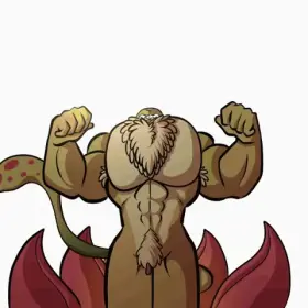 Power plant [F Anthro Squirrel -> F Anthro Plant Monster Girl, Muscle Growth, Masculinization, Animated] by RTF-M