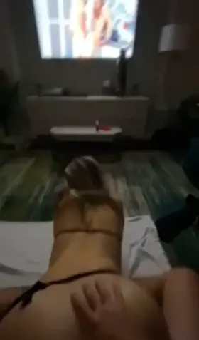 Taking his 8.5”, with a plug in, and watching porn 🥵🤪