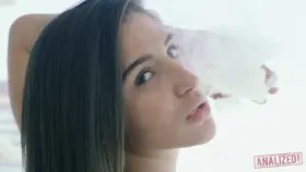 Hardcore anal fuck session for saucy brunette Abella Danger