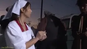 Ayumi Shinoda fucks homeless man BBC & creampie