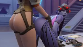 Widowmaker gets fucked by Futa Tracer (Pollarmatt)