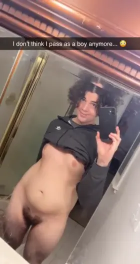 I can’t even naturally pass as a boy anymore! 🥰