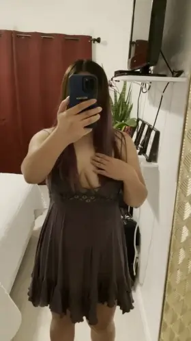 Love this dress; easy access to my tits