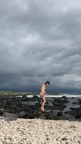 Collecting seashells