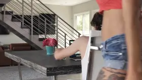 Hot Mom Caught Son Watching Porn & Let Him Plow Her Pussy & Ass