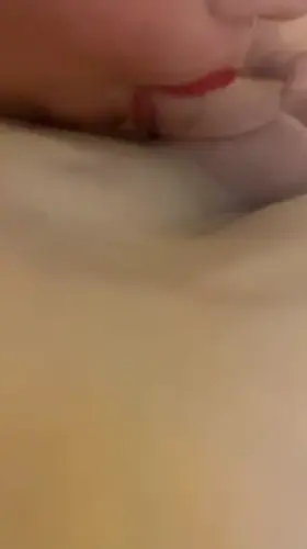 he got so hard for my red lipstick [video]🥰💋