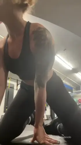 Probably my riskiest yet… at the gym, my heart was racing! [GIF]