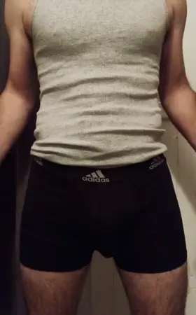 Big young swingin fat dick