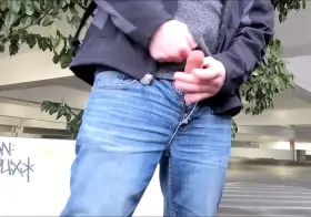 [M] just rubbing one out in the parking garage
