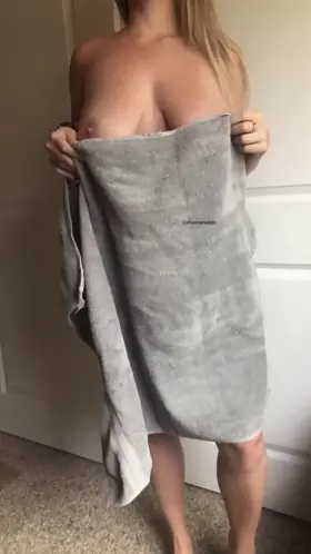 Do you like my towel drop?