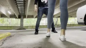 “That was pretty good.” I don’t know… sounds like a backhanded compliment to me 🤔 what do you guys think of these kicks? 😈 not sure why he was trying to walk away from me… 🤷🏻‍♀️ would you still be standing for more? 🧍🏽‍♂️